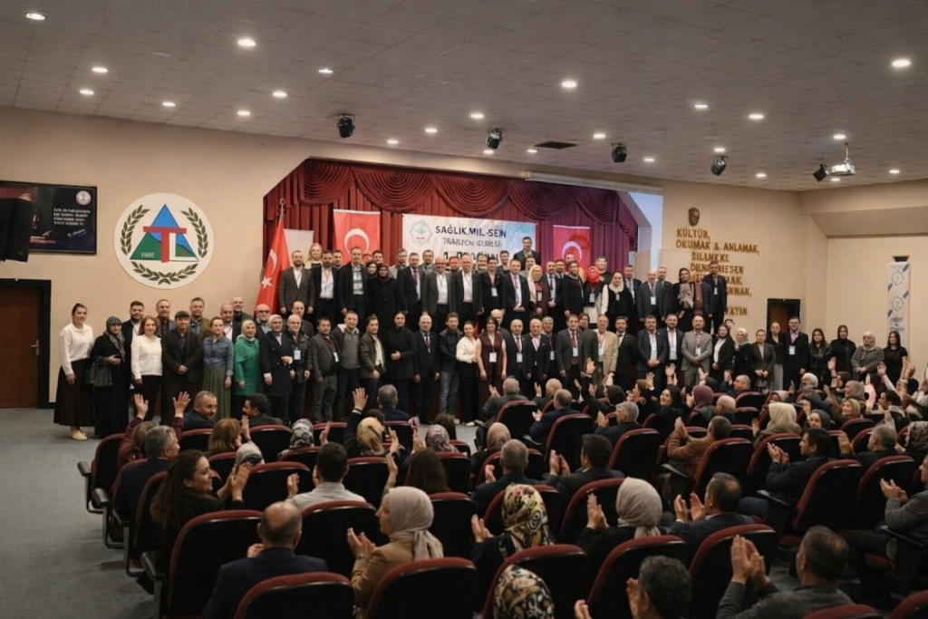 SAĞLIK MİL-SEN TRABZON ŞUBESİ 1. OLAĞAN GENEL KURULU BÜYÜK BİR COŞKUYLA GERÇEKLEŞTİRİLDİ.